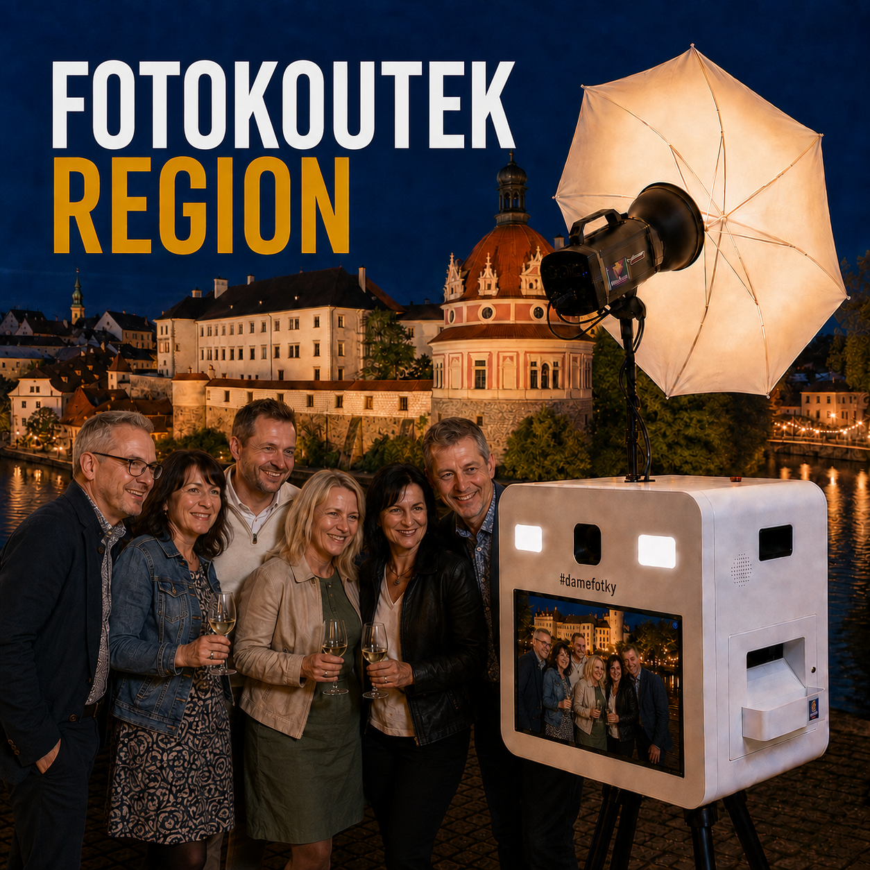 Fotokoutek DámeFotky pro eventu v regionu Jindřichův Hradec