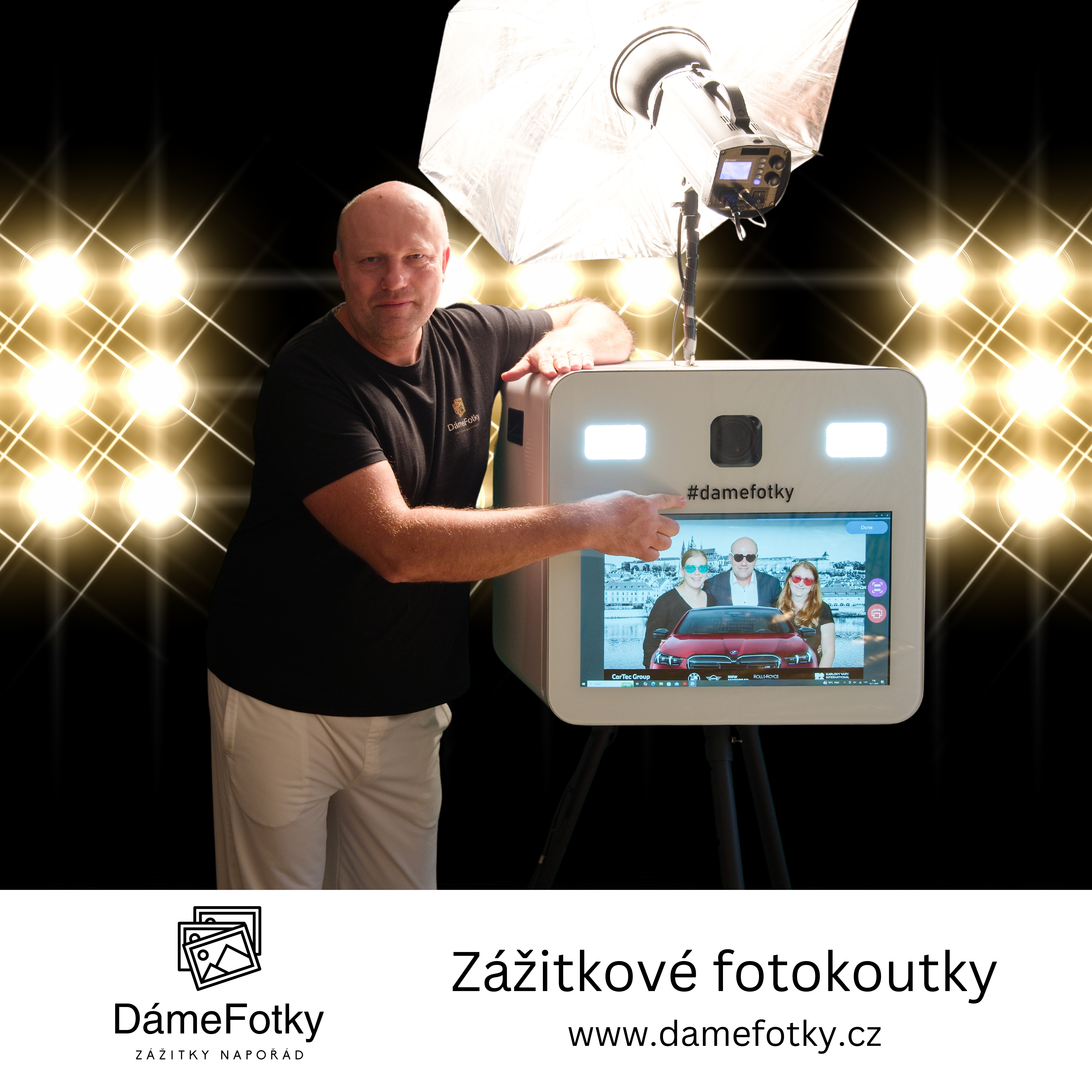 Zážitkový fotokoutek DámeFotky