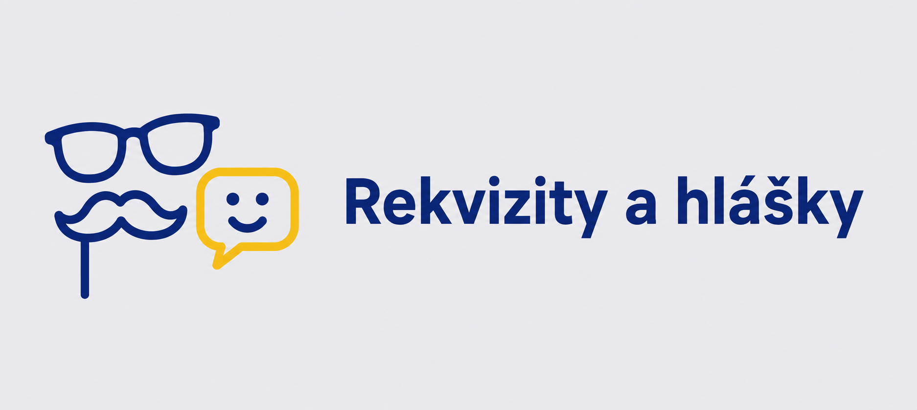 Tématické rekvizity a hlášky k fotokoutku
