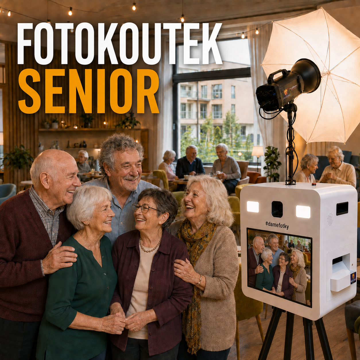 Fotokoutek DámeFotky pro akce pro seniory